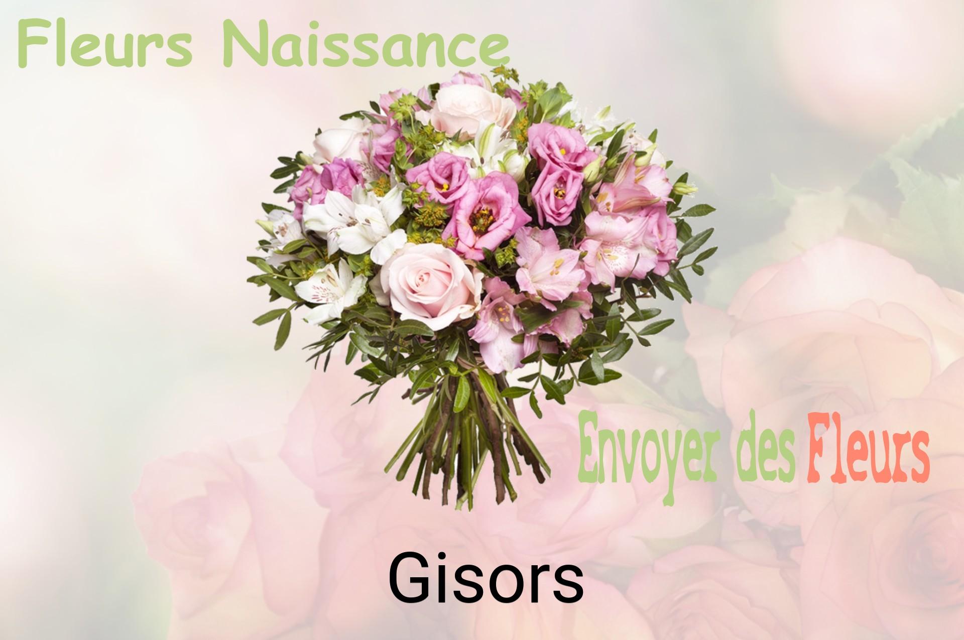 Bouquet de fleurs de naissance livré à Gisors