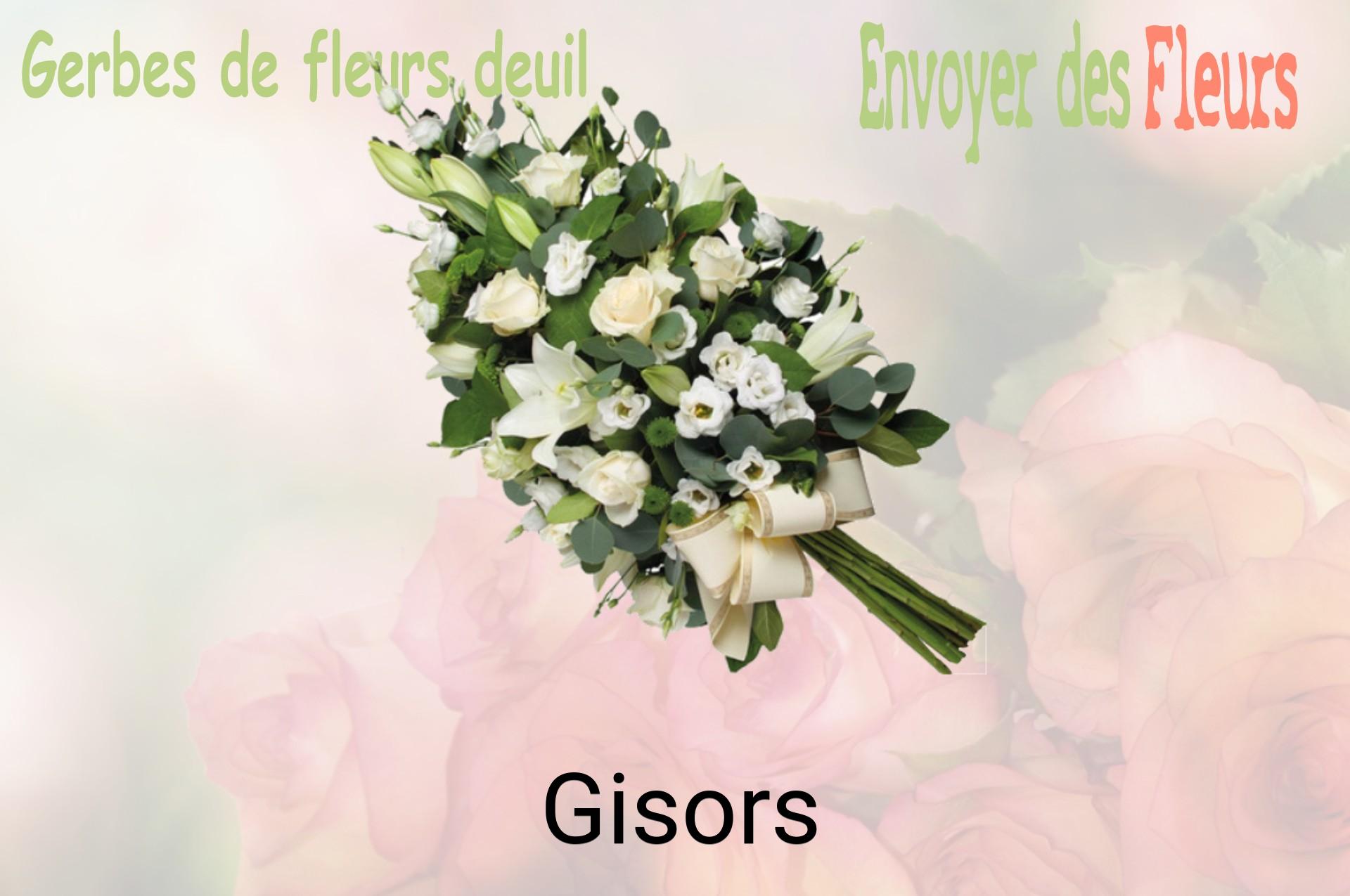 Gerbe de fleurs de deuil livrée à Gisors